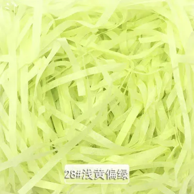 (200g) Giấy rơm giấy vụn lót hộp quà tặng nhiều màu