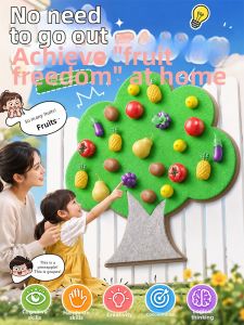 MUFANSEN | Educational Creative Velcro Toy Play Board
