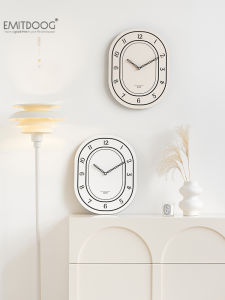 EMITDOOG Hole-Free Luxury Quartz Clock Creative Fashion Living Room Wall Clock Simple Shape Imported Eco-Friendly Material