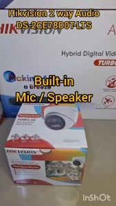 Hikvision Dome 2 way Audio DS-2CE78D0T-LTS ColorVU Mic