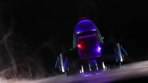 RC Rover Stunt Spaceship RC Car Remote Control Car Childrens Toy With Light & Music Simulated Rocket