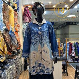 Baju Batik Tunik | Batik Couple | Batik Sarimbitan | Seragam Batik Guru | Bahan Katun Solo Lapisan Full Trikod