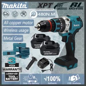 Makita Cordless Brushless Electric Drill 13mm 20+3 Torque Compatible Electric Screwdriver Impact Drill Body