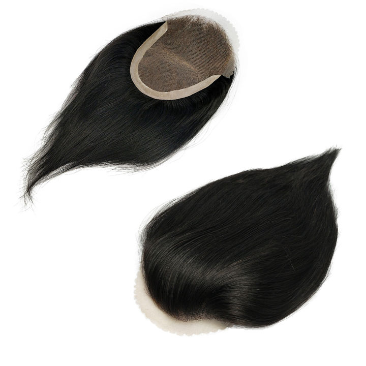 Mohawk/Mohican Hairstyle Slicked-back Men Toupee With Lace Front
