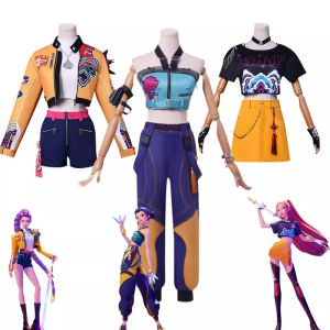 K-Pop Lumirumimlarozey Cosplay Costume Korean Wave Movie Star Suit Short Sleeve Pattern Female Servant Costume