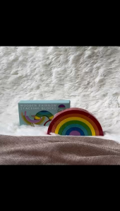 [SG INSTOCK] Pre-packed Children Goodie Bags For PreSchool Birthday Party Celebration Kids Party Favors -  - Wooden Rainbow Stacking Toy