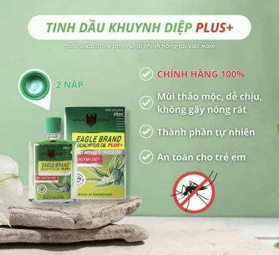 Dầu khuynh Diệp EAGLE BRAND # USA
