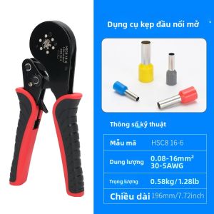 1200 Chiếc Uốn Kìm Bộ HSC8 16-6 Dây Hình Ống Nhà Ga Dụng Cụ Thép Carbon Đầu Gia Cố Tay Cho Điện Gia Đình Dây