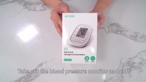 AICARE | Aicare Medical Digital Blood Pressure Monitor Upper Arm Automatic Digital BP Meter Portable Pulse HR Monitor for Home Use