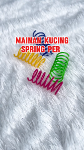 Mainan Kucing Spring Per Lentur - Mainan Spiral Spring Rainbow Random GPO
