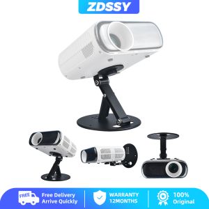 ZDSSY Universal 3-in-1 Projector Stand – Desk Wall and Ceiling Mount with 1/4-Inch Thread Foldable Easy SetupBracket Holder Studio Height Adjustable and 360-degree Rotation Compatible with Most Projectors for Home Office