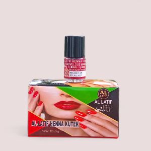 Kutek Henna Al-latif Halal BPOM Marvelous Maroon 5gr