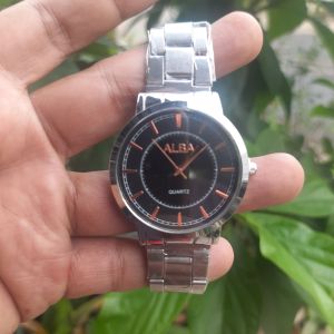Jam Tangan Rantai Pria Wanita / Couple / Analog / AB 019
