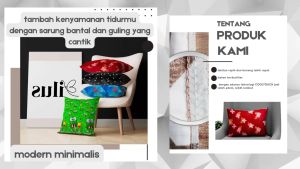 Sarung Bantal Dan Sarung Guling Motif Terbaru Katun Disperse LP
