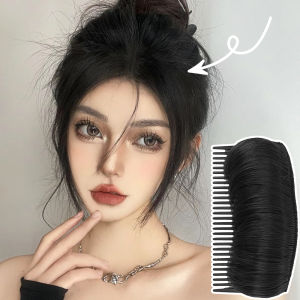 Fairy Castle】แผ่นวิกผมปลอมหมอนรองศรีษะขนพัฟที่มองไม่เห็นแผ่นขนปุยหวีขนปุยเครื่องประดับผมแผ่นความสูงที่เพิ่มขึ้น