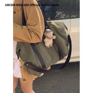 Versatile Canvas Tote Bag Commuting Large Capacity