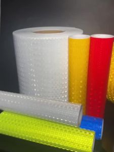 Băng Phản Quang Có Độ Sáng Cao 20 Cm Màu Trơn PVC Tự Dính Bảo Vệ An Toàn Cho Xe Tải Ô Tô Công Trường Xây Dựng
