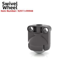 XIAOXIAOGONGCHENGSHI | Fine-grained Building Blocks Technic Parts Accessories Swivel Balls Universal Wheels