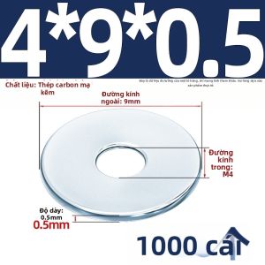 TIANZHUOJINSHU | Đệm Cách Ly thép Carbon Mạ Kẽm M3-M12