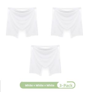 miiow | Ice Silk High Waist Thin Bottoming Pants Womens Safety Shorts Summer Lightweight Underwear Breathable Comfortable Base Layer