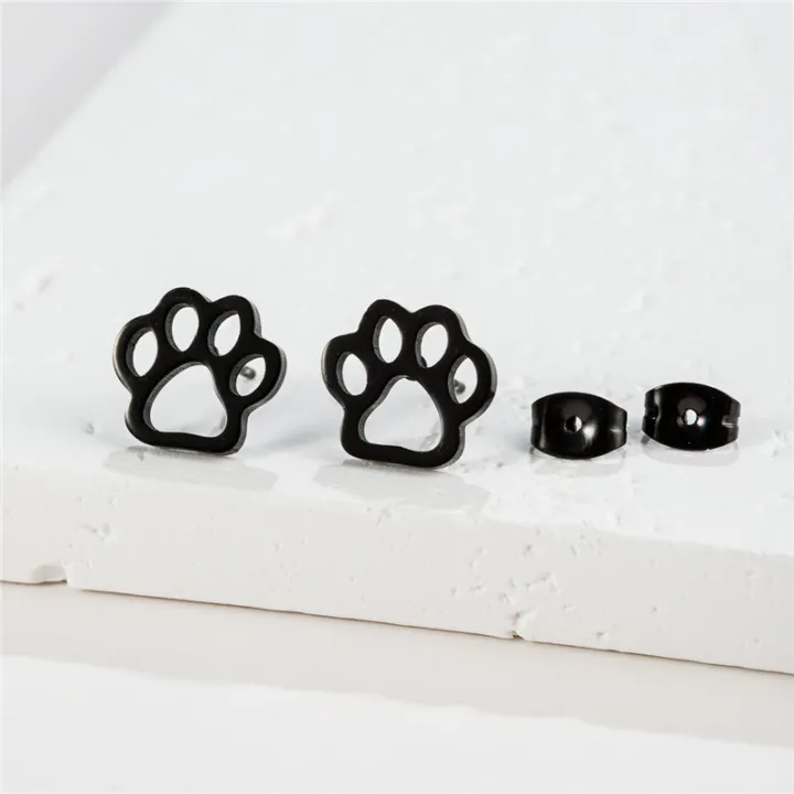 4Pairs/Lot%20Lovely%20Stainless%20Steel%20Dog%20Paw%20Stud%20Earrings%20for%20Women%20Everyday%20Jewelry%20Fashion%20Animal%20Cat%20Footprint%20Earing%20Accessory%20-%20Image%206