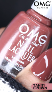 OMG Nail Lacquer 10ml - Tahiti Brown