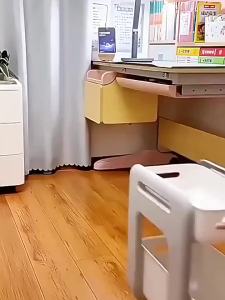 Multi-layer Rolling Under-table Book and Bag Storage Rack Plastic