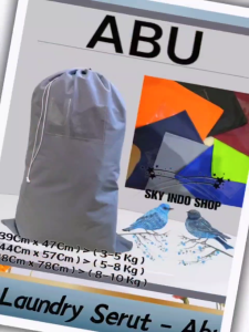 Tas Laundry | Tas Serut | Kantong Serbaguna | Bahan Spunbond ( 1 Pcs )