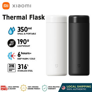 Xiaomi Mijia Thermos Bottle 350ML Portable Lightweight 316 Stainless Steel Thermal Flask Heat/Cold Vacuum Water Bottle Pocket Version Thermos Cup