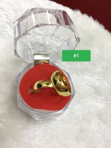 10k Gold Couple Rings High Quality Lifetime Use Non Tarnish Not Faded