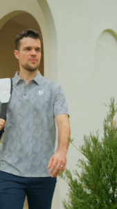 Prism Print Performance Men Polo
