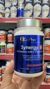 CanPrev Synergy B Complex with L-Theanine - Bổ Sung Vitamin B Tổng Hợp Hỗ Trợ Giảm Stress Cân Bằng Tâm Trạng