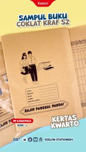 25lbr Sampul Buku Coklat Kraf SZ Kwarto / 1 Pack Sampul Buku Coklat 25 Lbr Sampul Buku Pengiriman Ekspres Sampul Buku - Lazada