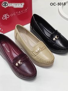 OCTAVIA Sepatu Wanita Platform Wedges 45cm Kulit Premium OC-5013