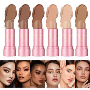 Multi-functional shadow contour stick concealer highlighter for facial brightening natural makeup effect mixed colors enhan