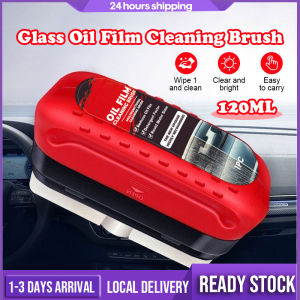 🚗 Glass oil film cleaning brush Front Inner Windshield Glass Stain Rain Fog Rearview Mirror Water Spots Stain Cleaner Auto Glass bursh One Wipe 汽车玻璃油膜擦