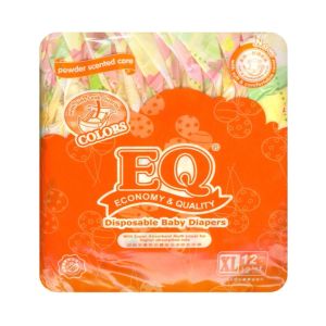 EQ Colors Budget Pack XL 12 - Tape Baby Diapers