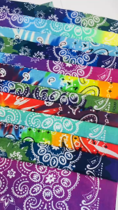 (6/12 pack) Polyester Headband Street Dance Cashew Headband Colorful Amoeba Classic Headband Multifunctional Korean Style Cotton Sweat-Absorbing and Breathable Headband Sports Outdoor Cycling Headband Size 54×54