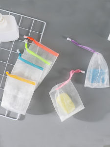 Túi Đựng Lưới Tạo Bọt Tắm Mặt Dày Đặc Cho Sữa Rửa Mặt Và Xà Phòng Tắm Thiết Bị Vệ Sinh Cá Nhân Bền Bỉ Và Tiện Dụng