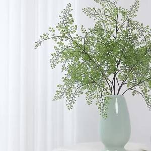 40cm Artificial Plastic Fern Plants Simulated Green Plants for Outdoor Garden Office Wedding Decoration Home Room Decoration