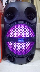 HTM K80 BK-80 8\" Portable Party Speaker/ Bluetooth Speaker with Mic Karaoke/OUTDOOR