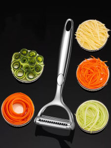 Kitchen Vegetable Peeler Stainless Steel Melon Planer Double-Head Peeler Household Multiple-Function Fruit And Vegetable Peeler