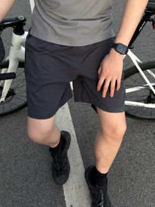 Black Thin Quick Dry Sports Shorts Mens Summer American Outdoor Cycling Running Casual Outdoor Wear Fourths Pants