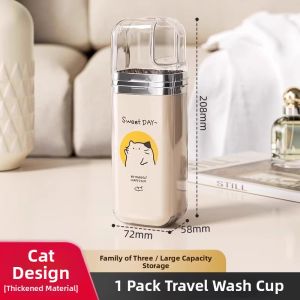 youqin | Portable Travel Toothbrush Mug Set