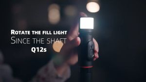 GROTIC Tripod Handphone & Selfie Stick Bluetooth Remote Fill Light Mini Portable 765mm Tongsis Holder Q12s