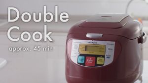 HITACHI Microcomputer Double Cook Jar Rice Cooker 1.8L RZ-D18VFY