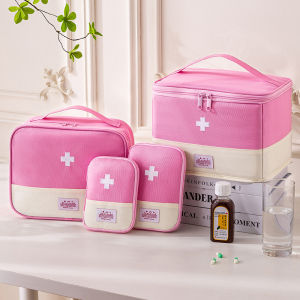 Foldable Portable Medical Bag Multifunctional Medicine Storage Bag Small Medical Bag Going Out Travel Storage Home Emergency Kit