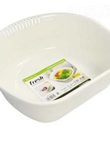 Original Sanada Multi-Purpose Plastic Basin 5.3L Fruit And Vegetable Washing Basin Face Washing Basin Household Cleaning Tool