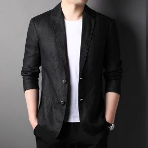 YEBO | Large Size 300kg High Quality Mens Business Casual Light Weight Summer Blazer