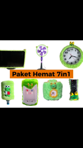 Paket Homeset 7in1 (Galon Karakter, Magicom, Bando TV 32 Inch, Bando Kipas, Bando Jam, Remot, dan Dispenser) - Hemat dan Lengkap